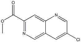 methyl 3-chloro-1,6-naphthyridine-7-carboxylate 结构式