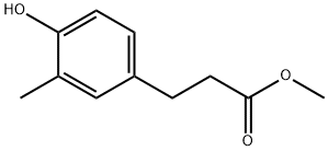 METHYL 3-(4-HYDROXY-3-METHYL-PHENYL)PROPANOATE Structure