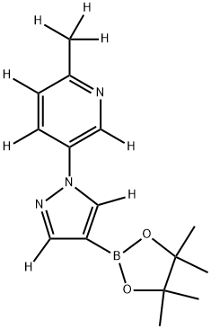 2256706-28-0 2-(methyl-d3)-5-(4-(4,4,5,5-tetramethyl-1,3,2-dioxaborolan-2-yl)-1H-pyrazol-1-yl-3,5-d2)pyridine-3,4,6-d3