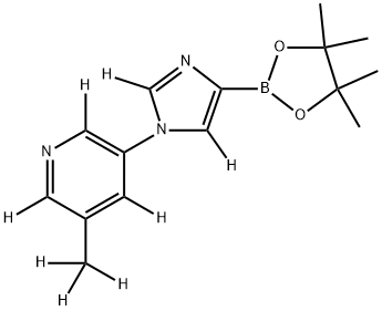 3-(methyl-d3)-5-(4-(4,4,5,5-tetramethyl-1,3,2-dioxaborolan-2-yl)-1H-imidazol-1-yl-2,5-d2)pyridine-2,4,6-d3|