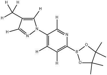 2256706-47-3 5-(4-(methyl-d3)-1H-pyrazol-1-yl-3,5-d2)-2-(4,4,5,5-tetramethyl-1,3,2-dioxaborolan-2-yl)pyridine-3,4,6-d3