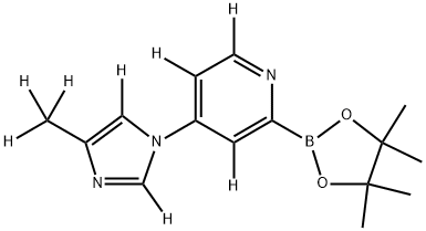 2256706-49-5 4-(4-(methyl-d3)-1H-imidazol-1-yl-2,5-d2)-2-(4,4,5,5-tetramethyl-1,3,2-dioxaborolan-2-yl)pyridine-3,5,6-d3