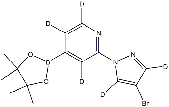 2256706-63-3 2-(4-bromo-1H-pyrazol-1-yl-3,5-d2)-4-(4,4,5,5-tetramethyl-1,3,2-dioxaborolan-2-yl)pyridine-3,5,6-d3