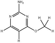 4-(methoxy-d3)pyrimidin-5,6-d2-2-amine,2256707-54-5,结构式