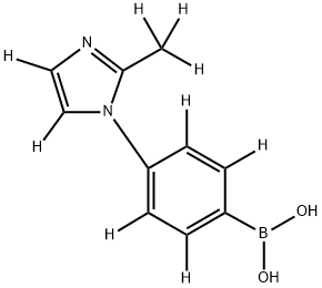 2256709-44-9 (4-(2-(methyl-d3)-1H-imidazol-1-yl-4,5-d2)phenyl-2,3,5,6-d4)boronic acid