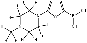 2256709-50-7 (5-(4-(methyl-d3)piperazin-1-yl-2,2,3,3,5,5,6,6-d8)furan-2-yl)boronic acid