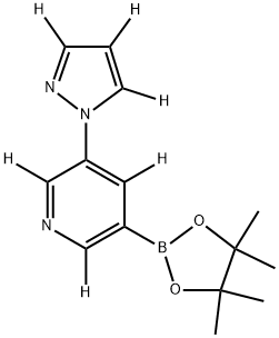 3-(1H-pyrazol-1-yl-d3)-5-(4,4,5,5-tetramethyl-1,3,2-dioxaborolan-2-yl)pyridine-2,4,6-d3|