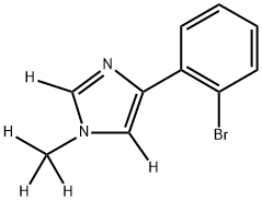 4-(2-bromophenyl)-1-(methyl-d3)-1H-imidazole-2,5-d2,2256711-73-4,结构式