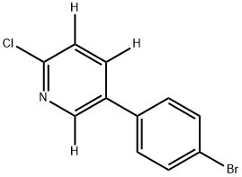 5-(4-bromophenyl)-2-chloropyridine-3,4,6-d3,2256711-93-8,结构式