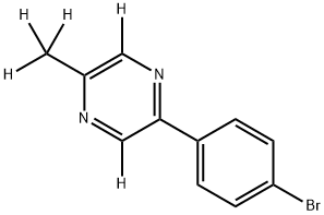 2256712-22-6 2-(4-bromophenyl)-5-(methyl-d3)pyrazine-3,6-d2