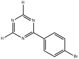 2-(4-bromophenyl)-1,3,5-triazine-4,6-d2,2256712-46-4,结构式