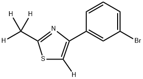 2256712-74-8 4-(3-bromophenyl)-2-(methyl-d3)thiazole-5-d