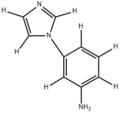 3-(1H-imidazol-1-yl-d3)benzen-2,4,5,6-d4-amine Structure