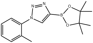 4-(4,4,5,5-tetramethyl-1,3,2-dioxaborolan-2-yl)-1-(o-tolyl)-1H-1,2,3-triazole Structure