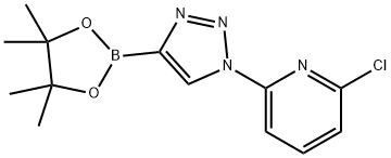 2-chloro-6-(4-(4,4,5,5-tetramethyl-1,3,2-dioxaborolan-2-yl)-1H-1,2,3-triazol-1-yl)pyridine|