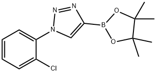 1-(2-chlorophenyl)-4-(4,4,5,5-tetramethyl-1,3,2-dioxaborolan-2-yl)-1H-1,2,3-triazole Structure