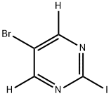 5-bromo-2-iodopyrimidine-4,6-d2 Structure