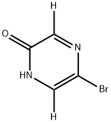 5-bromopyrazin-3,6-d2-2-ol Structure