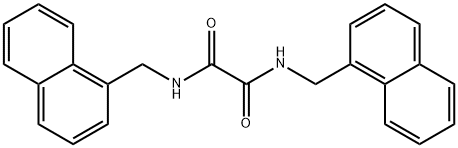 N1,N2-bis(1-naphthalenylmethyl)ethanediamide, 2281918-10-1, 结构式