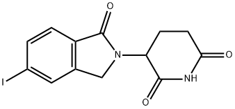 2,6-Piperidinedione, 3-(1,3-dihydro-5-iodo-1-oxo-2H-isoindol-2-yl)-|3-(5-碘-1-氧代异吲哚啉-2-基)哌啶-2,6-二酮