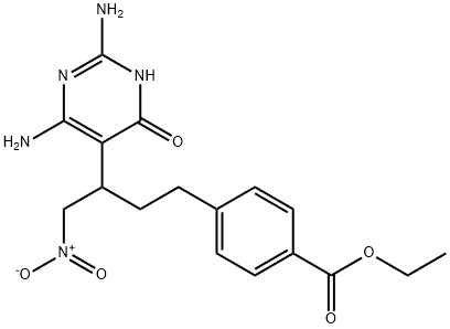 4-[3-(2,4-diamino-6-oxo-1,6-dihydropyrimidin-5-yl)-4-nitrobutyl]benzoic acid ethyl ester|培美曲塞杂质