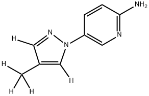 2294949-60-1 5-(4-(methyl-d3)-1H-pyrazol-1-yl-3,5-d2)pyridin-2-amine