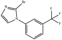 2-bromo-1-(3-(trifluoromethyl)phenyl)-1H-imidazole,2294950-44-8,结构式