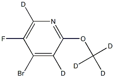 4-bromo-5-fluoro-2-(methoxy-d3)pyridine-3,6-d2 Structure