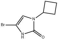 4-bromo-1-cyclobutyl-1,3-dihydro-2H-imidazol-2-one Structure