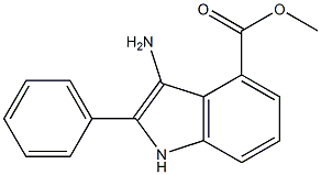 2305079-43-8 3-Amino-2-phenyl-1H-indole-4-carboxylic acid methyl ester