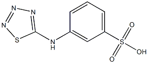 3-([1,2,3,4]thiatriazol-5-ylamino)-benzenesulfonic acid,2305079-72-3,结构式