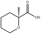 2H-Pyran-2-carboxylic acid, tetrahydro-2-methyl-, (2S)-, 2306253-18-7, 结构式