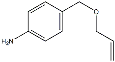 Benzenamine, 4-[(2-propen-1-yloxy)methyl]- Struktur