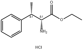 (2R,3S)-2-Amino-3-phenyl-butyric acid ethyl ester hydrochloride Structure
