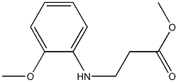 N-(2-Methoxyphenyl)-Beta-Alanine Methyl Ester Structure