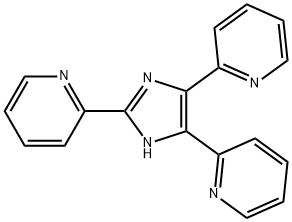 2,4,5-TRIS(2-PYRIDYL)IMIDAZOLE Structure