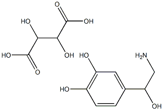 去甲肾上腺素磺酸, 24159-36-2, 结构式