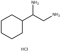 1-Cyclohexyl-1,2-ethanediamine 2HCl Structure