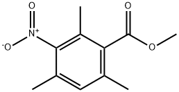 methyl 2,4,6-trimethyl-3-nitrobenzoate Struktur
