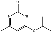 2-Hydroxy-4-(iso-propoxy)-6-methylpyrimidine 化学構造式