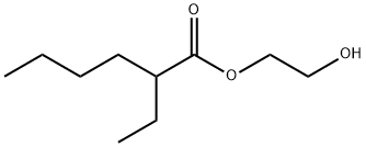 2-乙基己酸 2-羟乙酯, 25601-36-9, 结构式