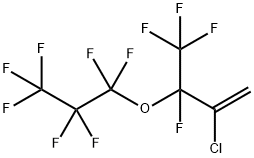 2-Chloro-3-heptafluoropropoxy-3,4,4,4-tetrafluorobut-1-ene Struktur