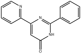 4-Hydroxy-2-phenyl-6-(2-pyridyl)pyrimidine Structure