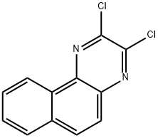Benzo[f]quinoxaline, 2,3-dichloro- Struktur