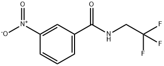 3-NITRO-N-(2,2,2-TRIFLUOROETHYL)BENZAMIDE Structure