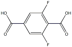 2,6-difluorobenzene-1,4-dicarboxylic acid 化学構造式