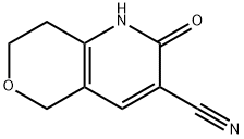 2-hydroxy-7,8-dihydro-5H-pyrano[4,3-b]pyridine-3-carbonitrile Struktur