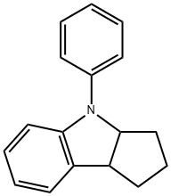 4-苯基-1,2,3,4-四氢环戊烯[B]吲哚, 273220-39-6, 结构式