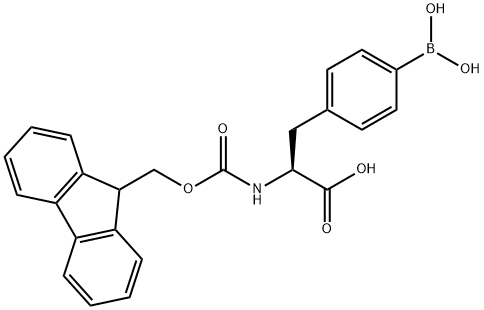 Fmoc-4-Borono-L-Phenylalanine Struktur