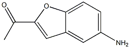 1-(5-Aminobenzofuran-2-yl)ethan-1-one Struktur